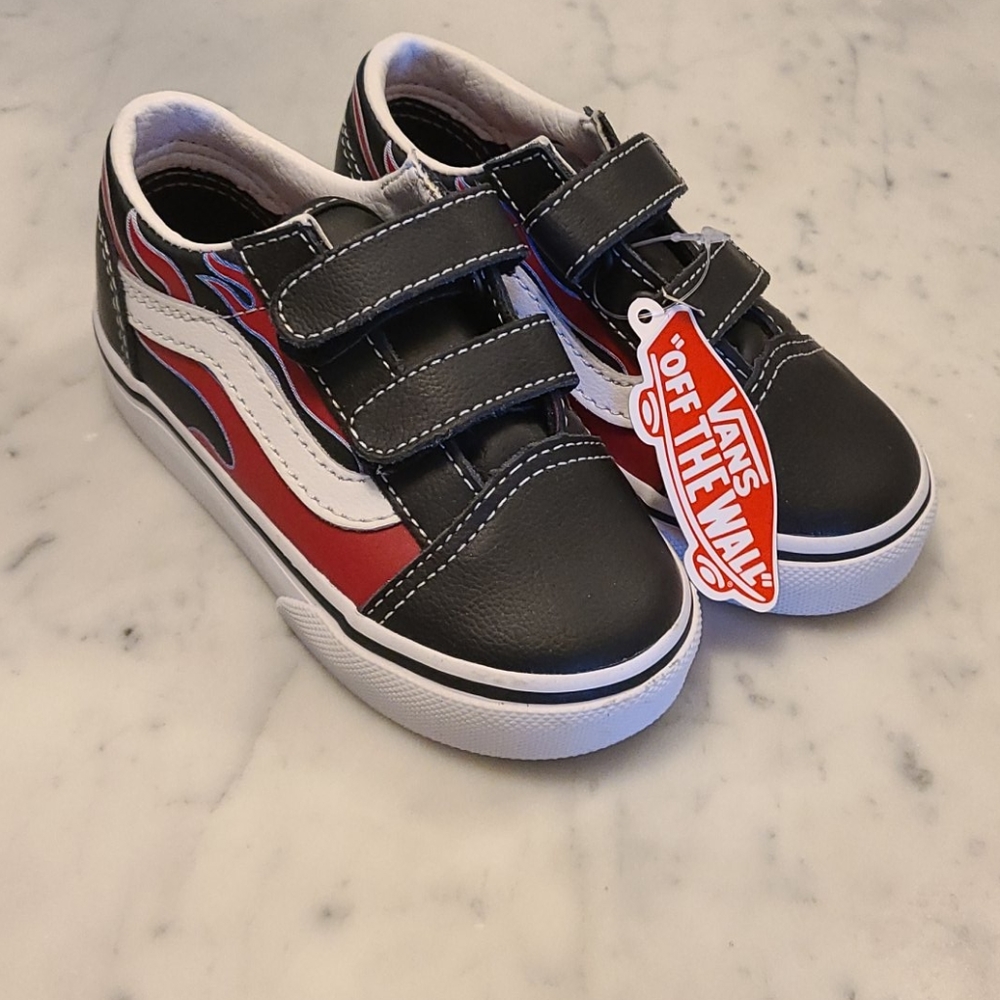 🔥 New Toddler flame Vans